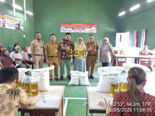 DispertanPP Karanganyar Monitoring Penyaluran Bantuan Pangan di Kecamatan Gondangrejo